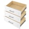Easy Track Easy Track Deluxe 8 in. H X 14 in. W X 24 in. L Wood Laminate Drawer 680174-WH - alternate 1